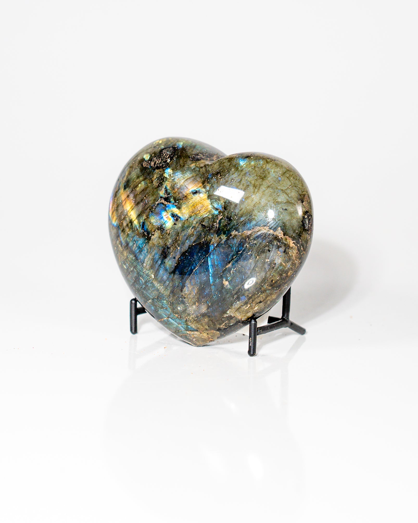 Polished Labradorite Heart Canada