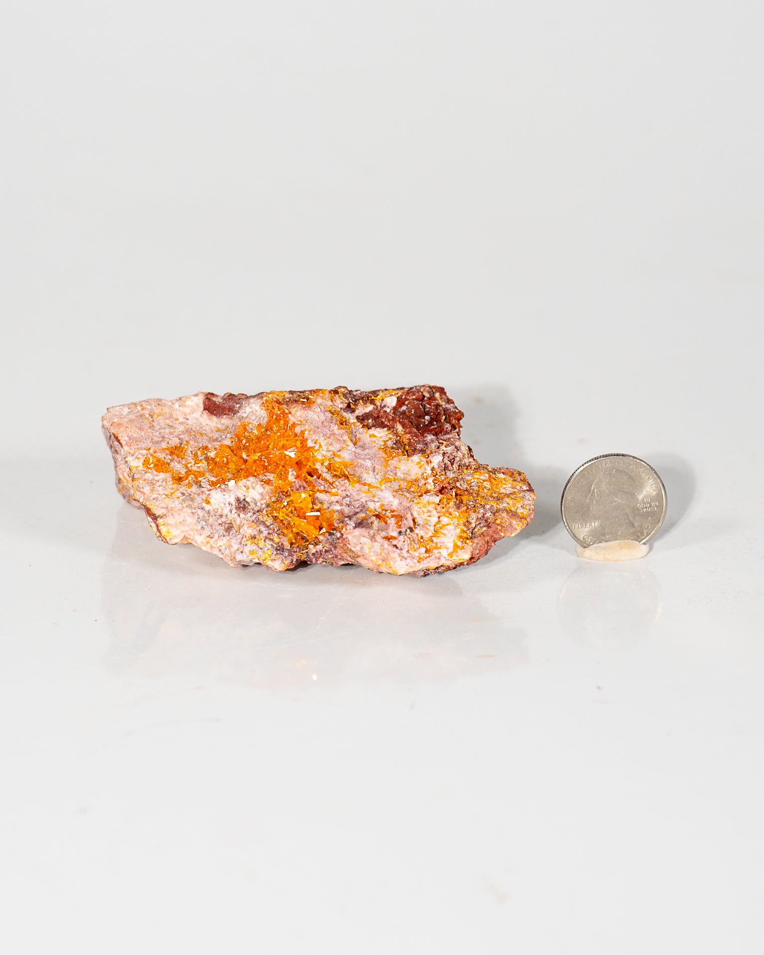 Wulfenite on Matrix Arizona