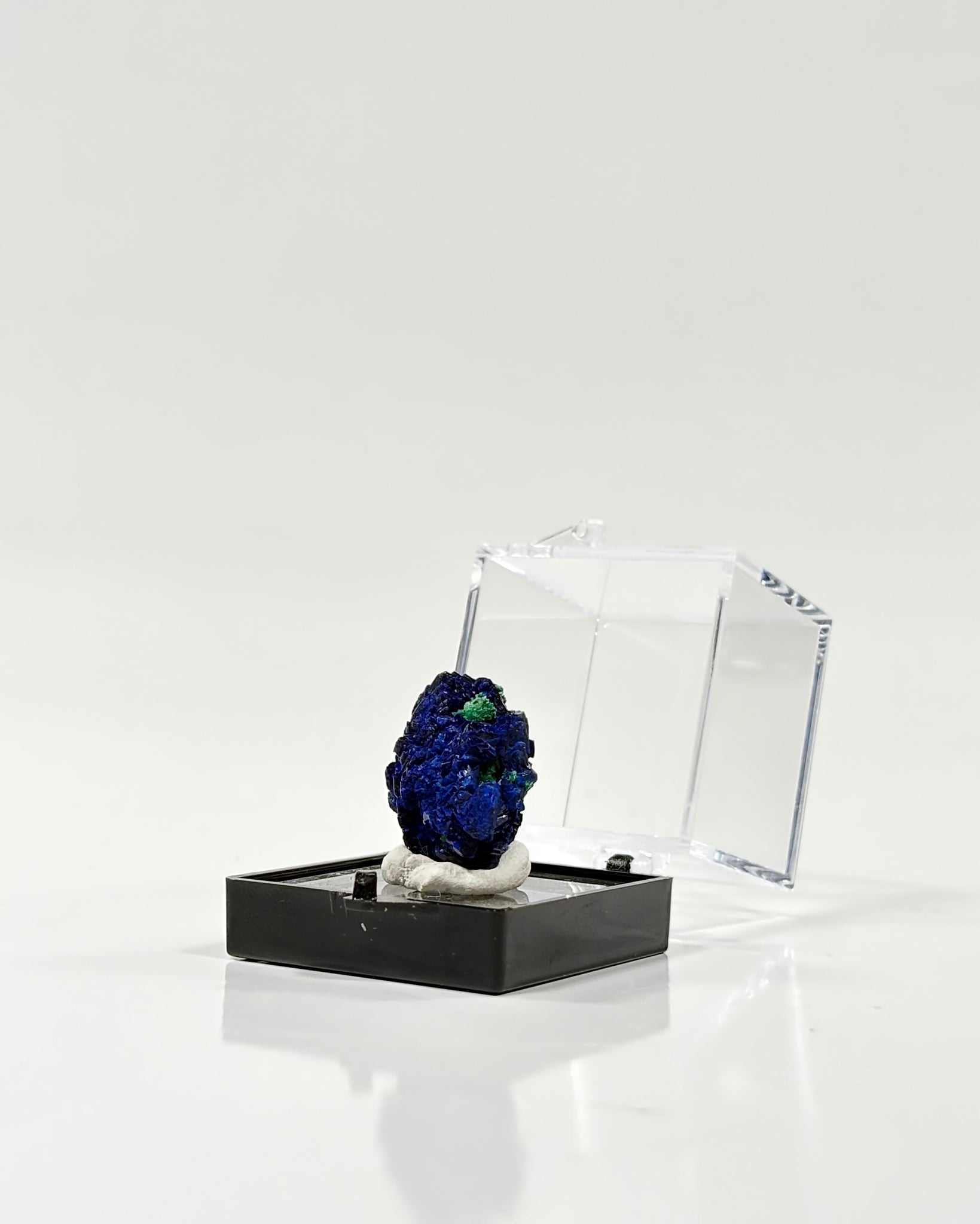 Azurite Specimen in Perky Box