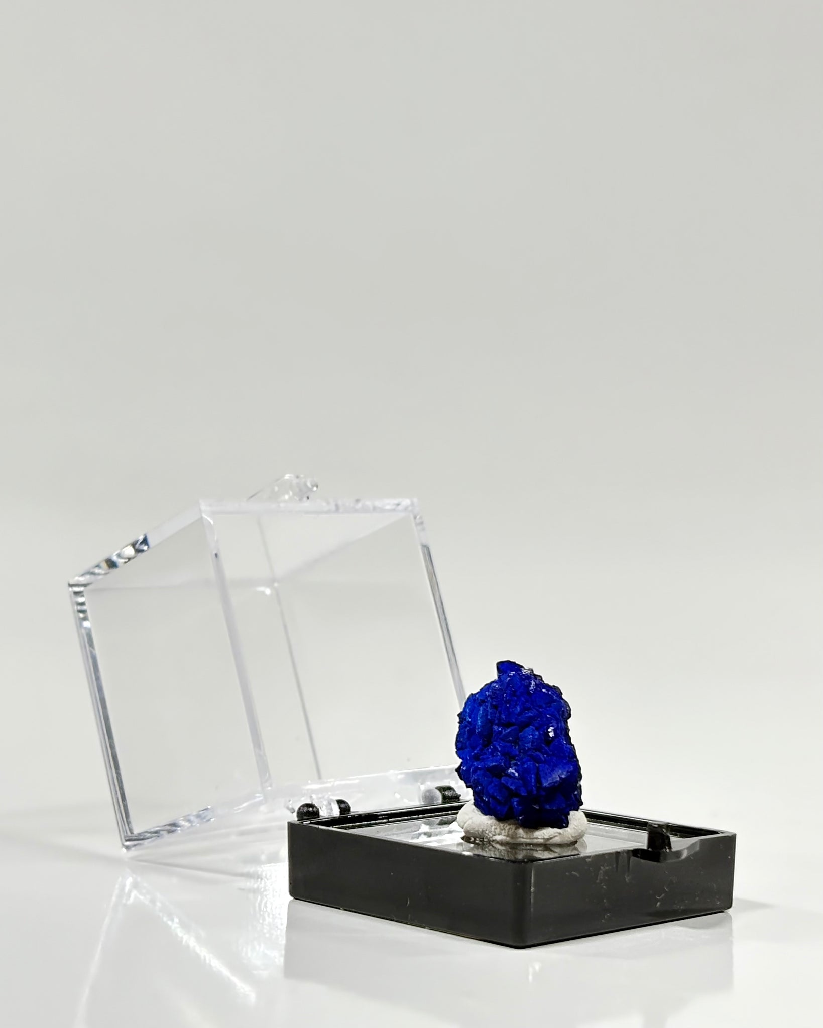 Azurite Specimen in Perky Box