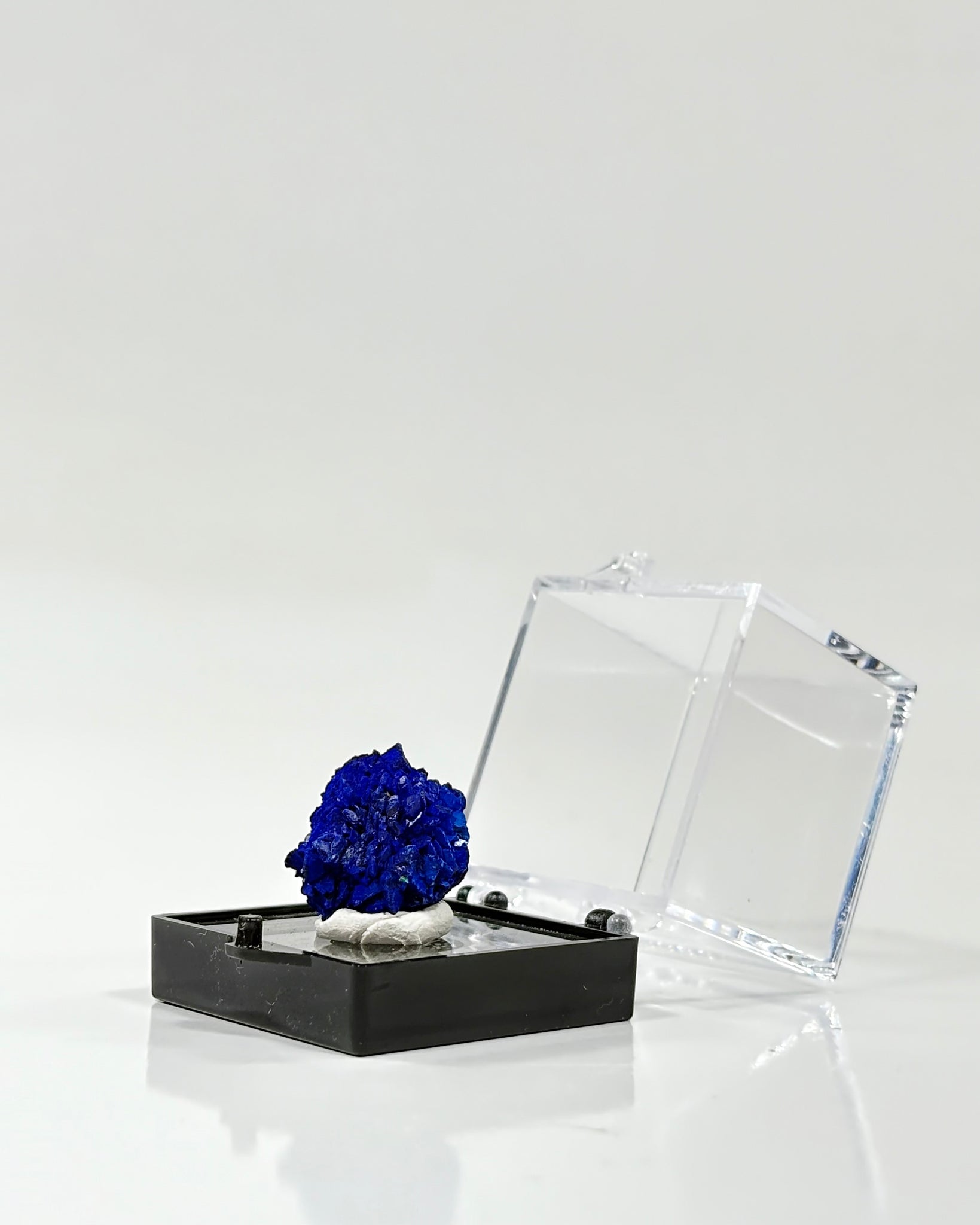 Azurite Specimen in Perky Box