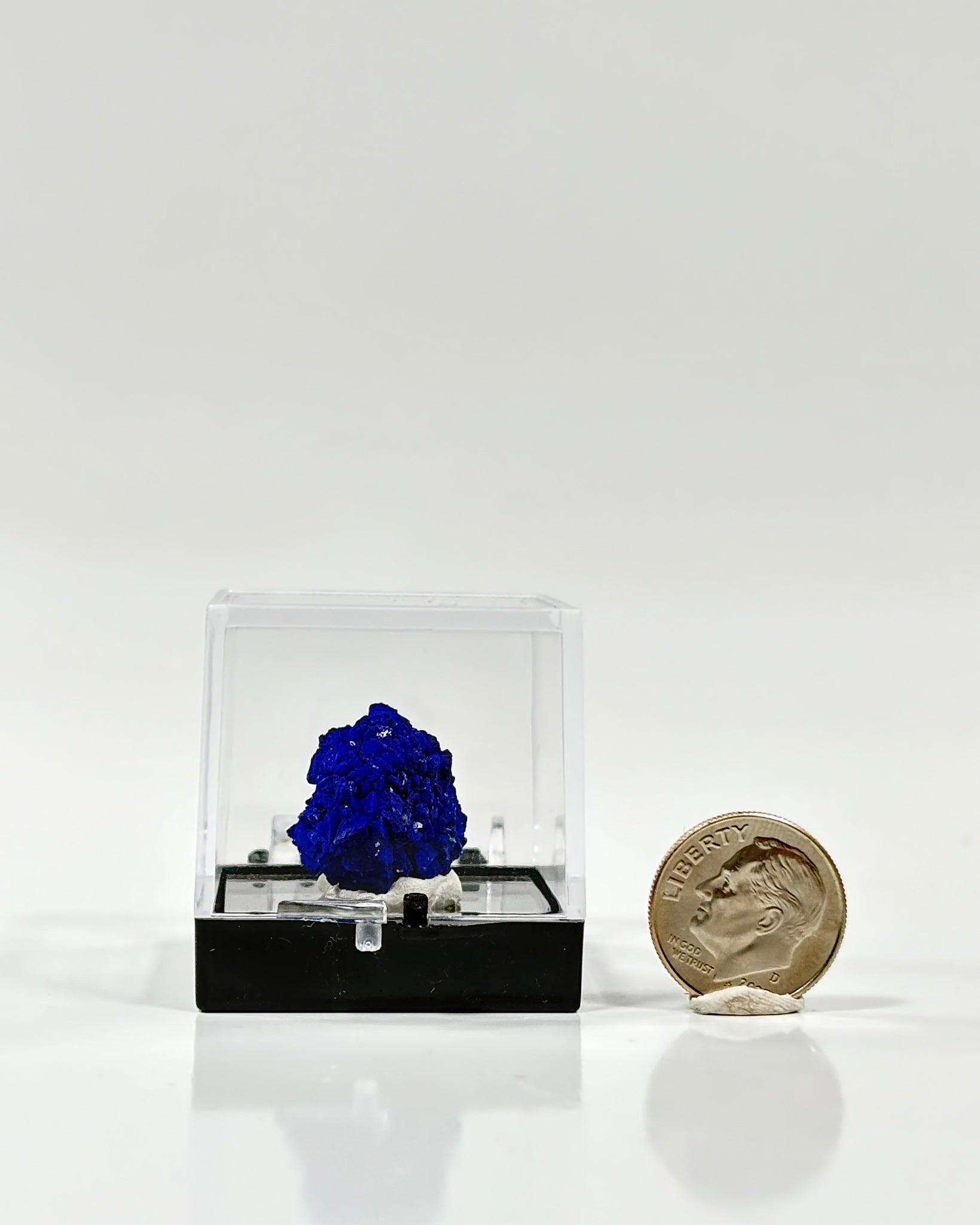 Azurite Specimen in Perky Box