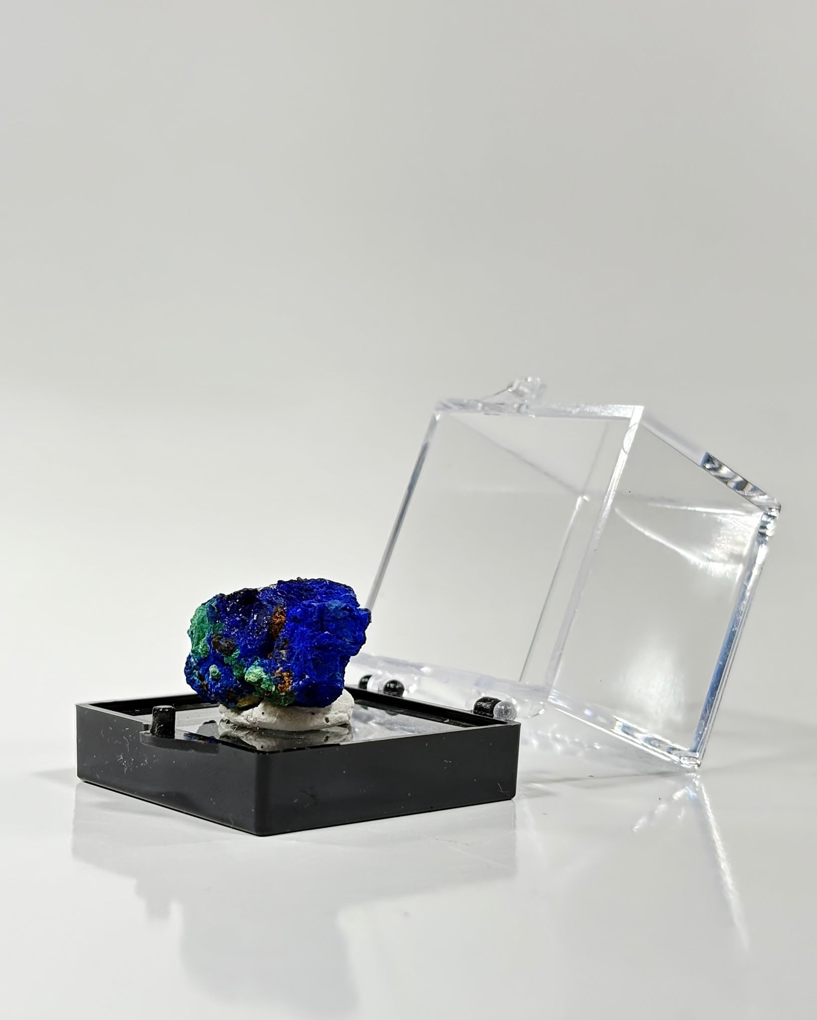 Azurite Specimen in Perky Box