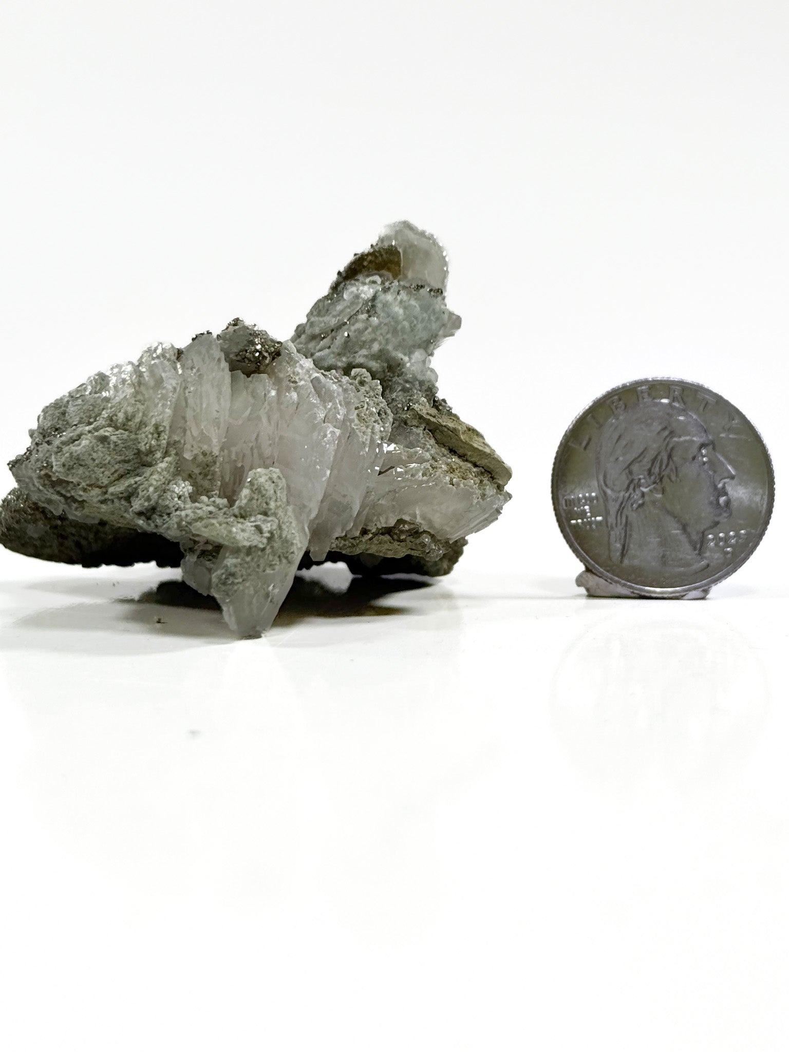 Marcasite Quartz Calcite Cluster from Russia