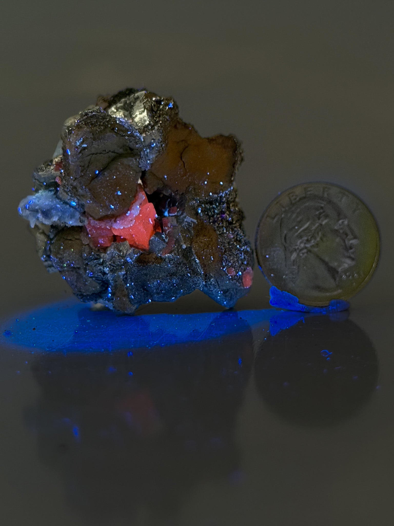 Marcasite Quartz Calcite Cluster from Russia