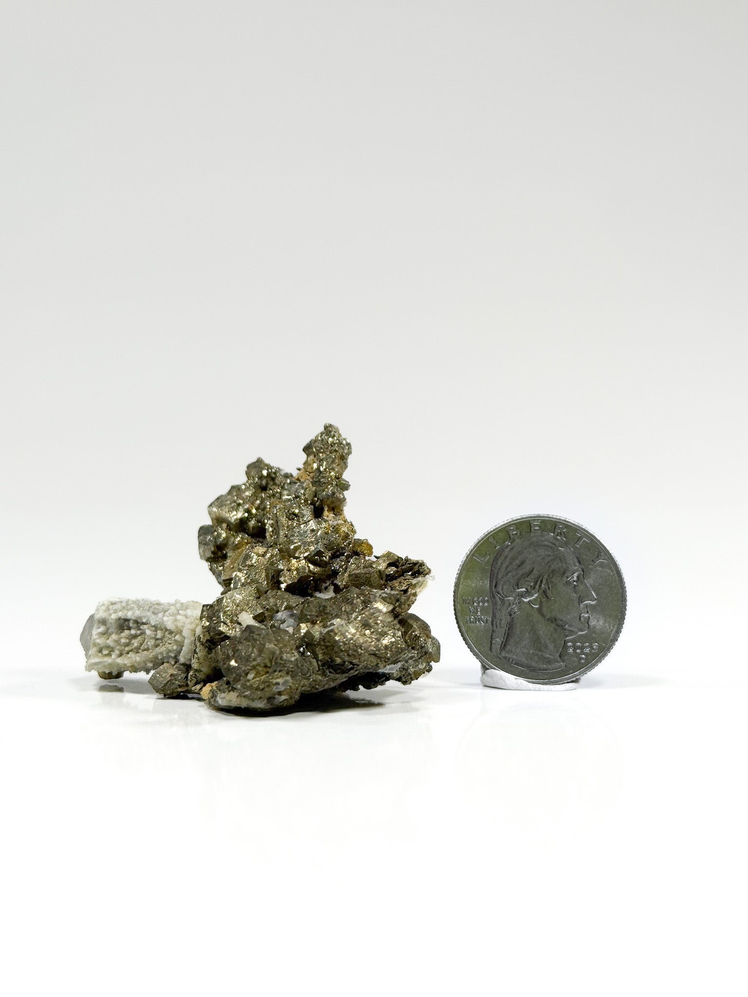 Marcasite Quartz Calcite Cluster from Russia