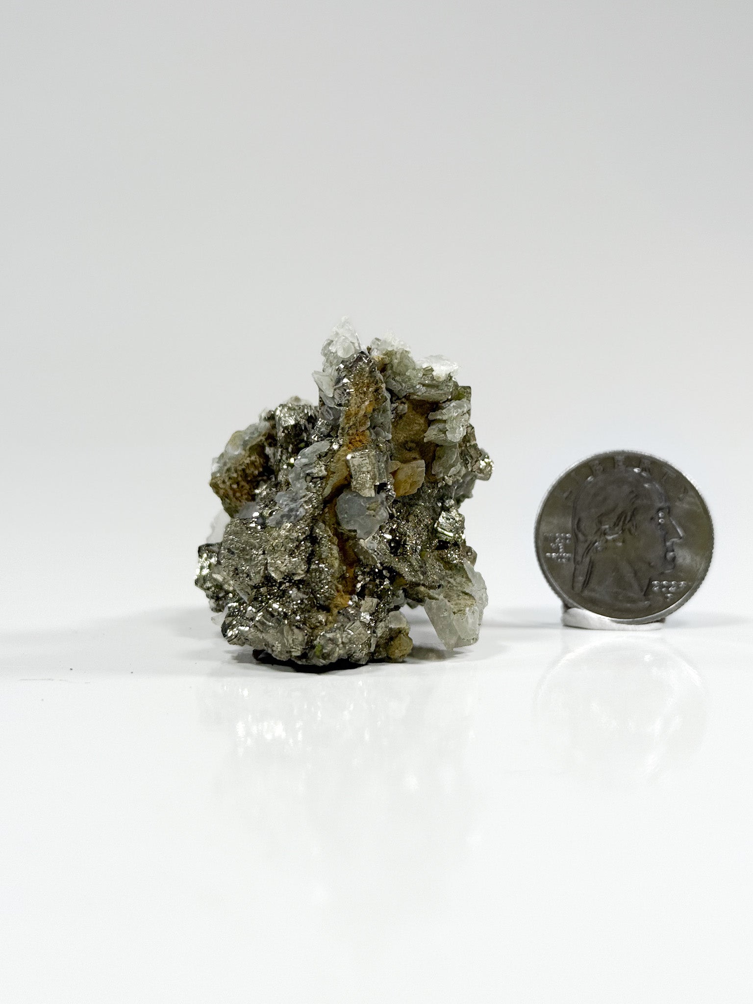 Marcasite Quartz Calcite Cluster from Russia