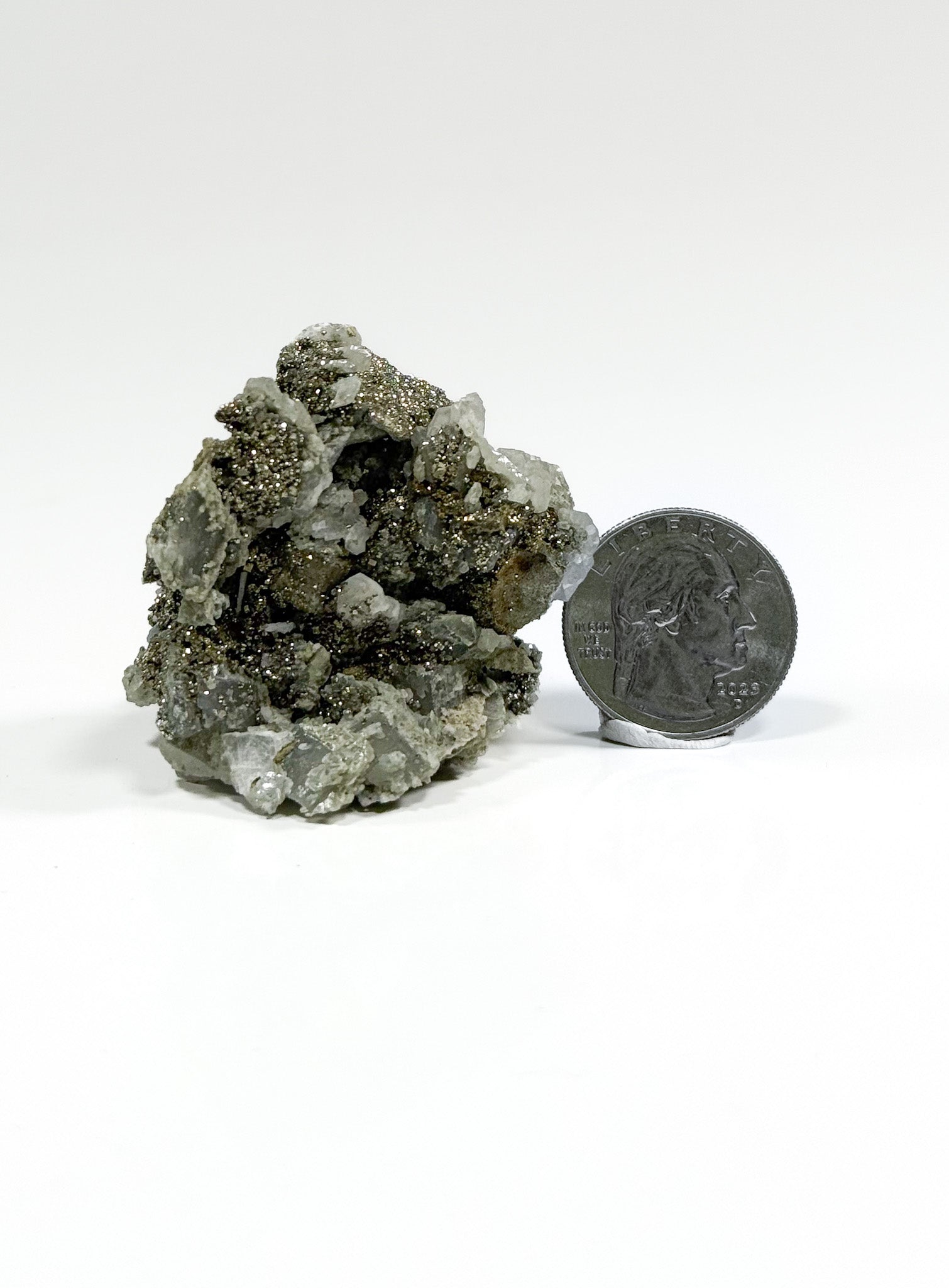 Marcasite Quartz Calcite Cluster from Russia