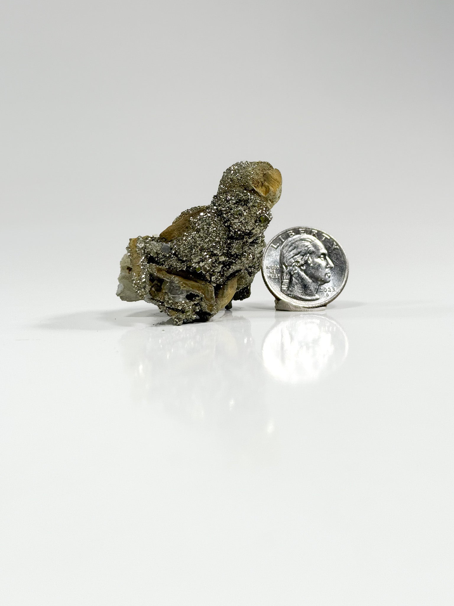Marcasite Quartz Calcite Cluster from Russia