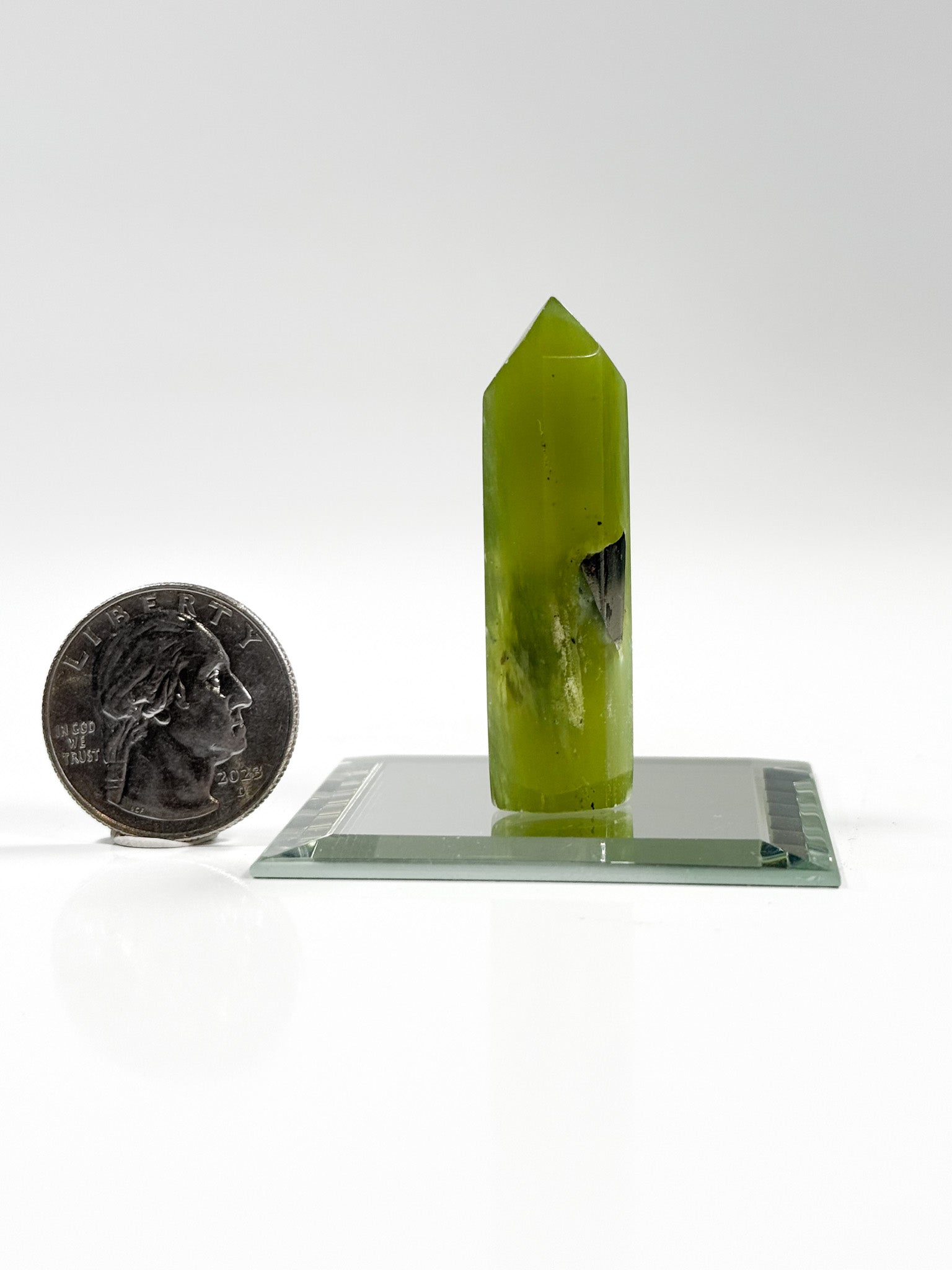 Pyrite Included Serpentine (Jade)