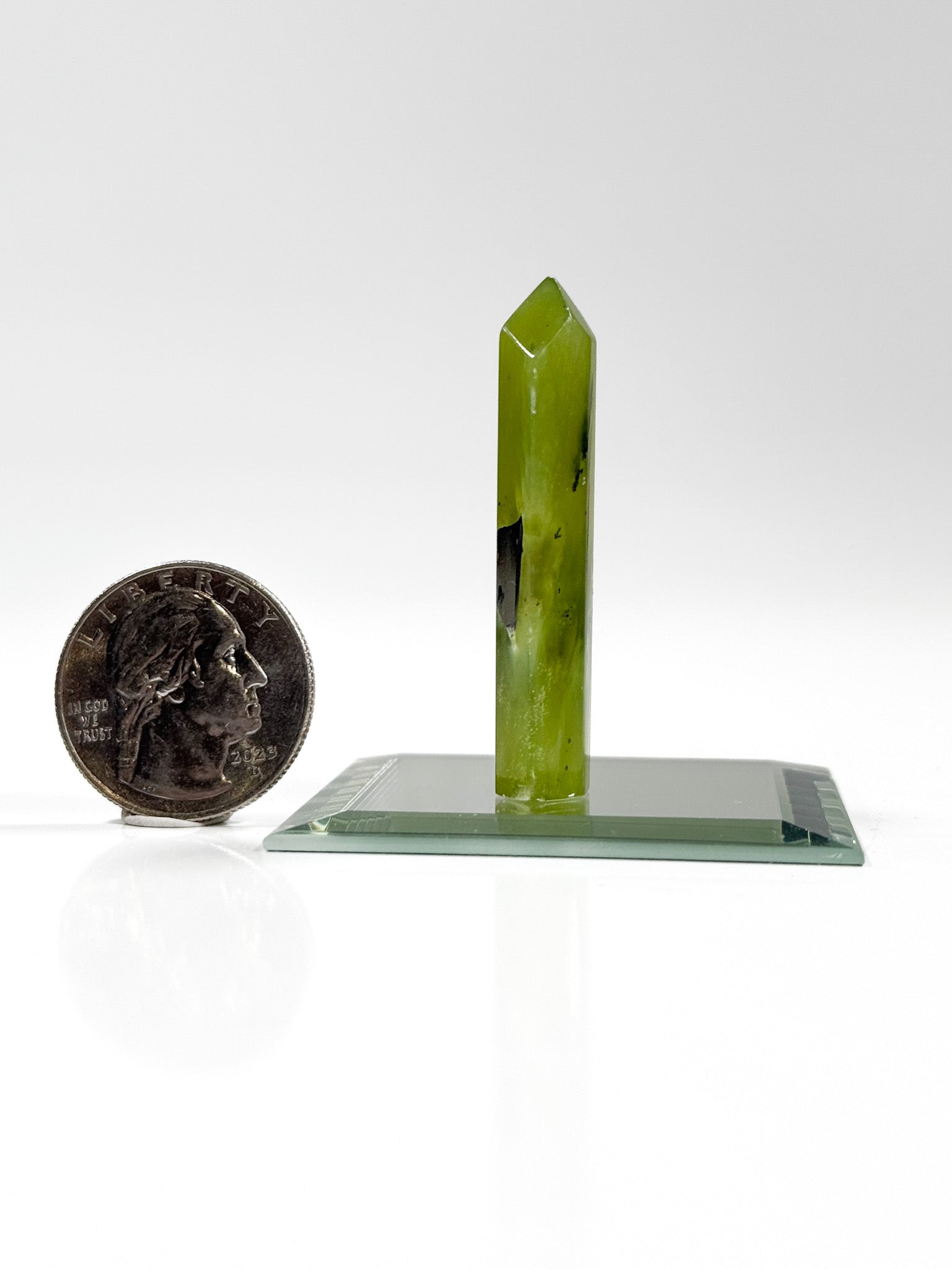 Pyrite Included Serpentine (Jade)