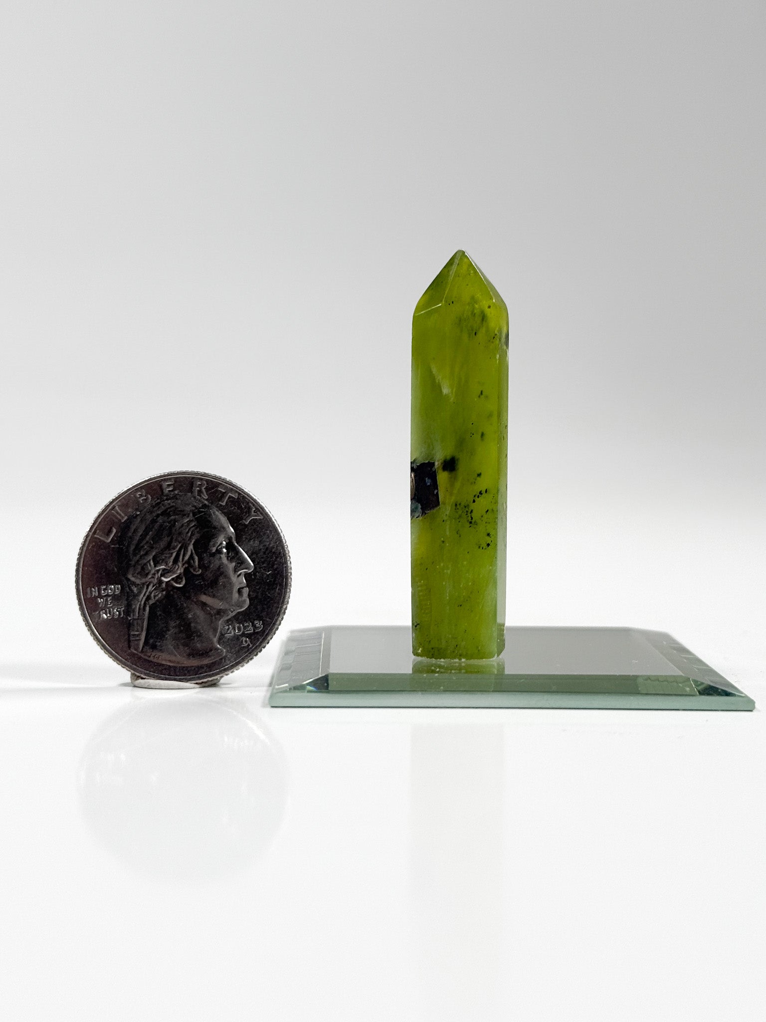 Pyrite Included Serpentine (Jade)