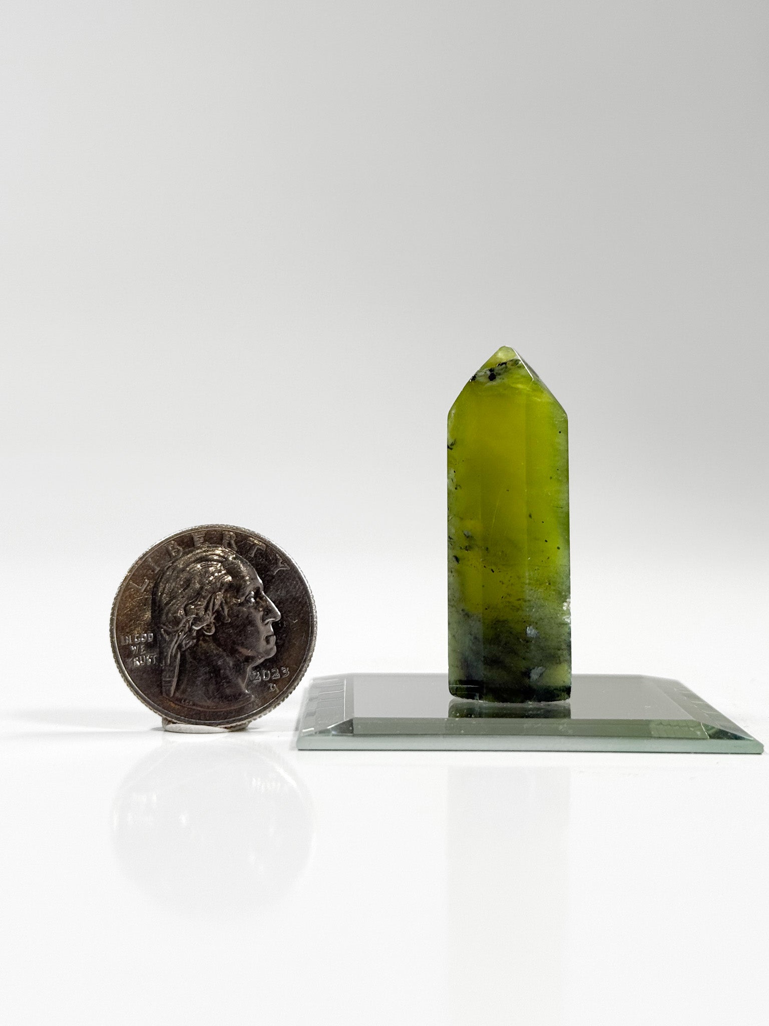 Pyrite Included Serpentine (Jade)