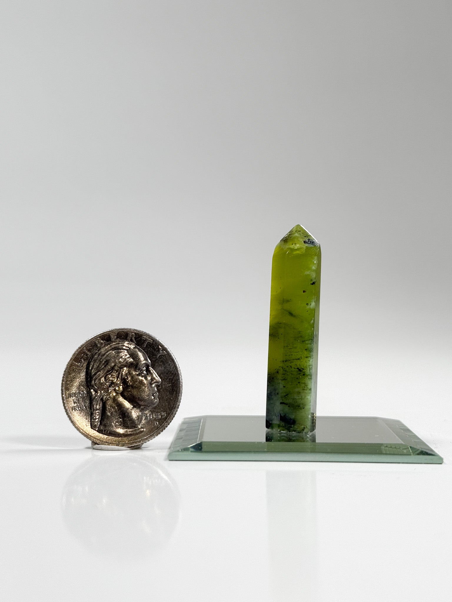 Pyrite Included Serpentine (Jade)