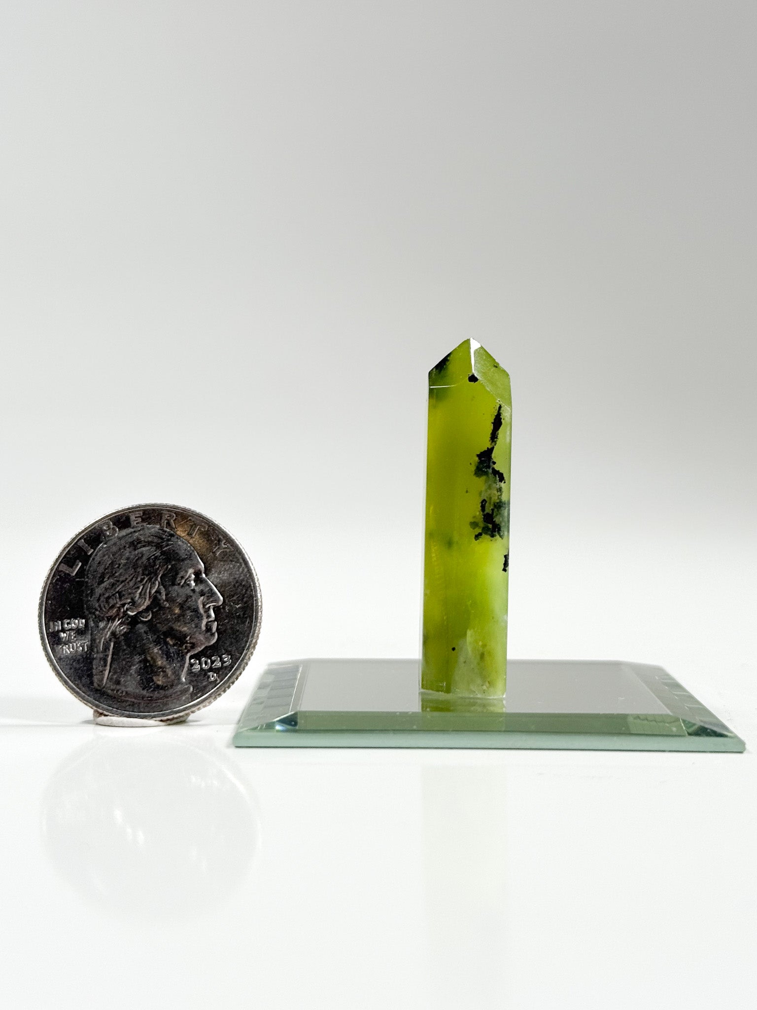 Pyrite Included Serpentine (Jade)