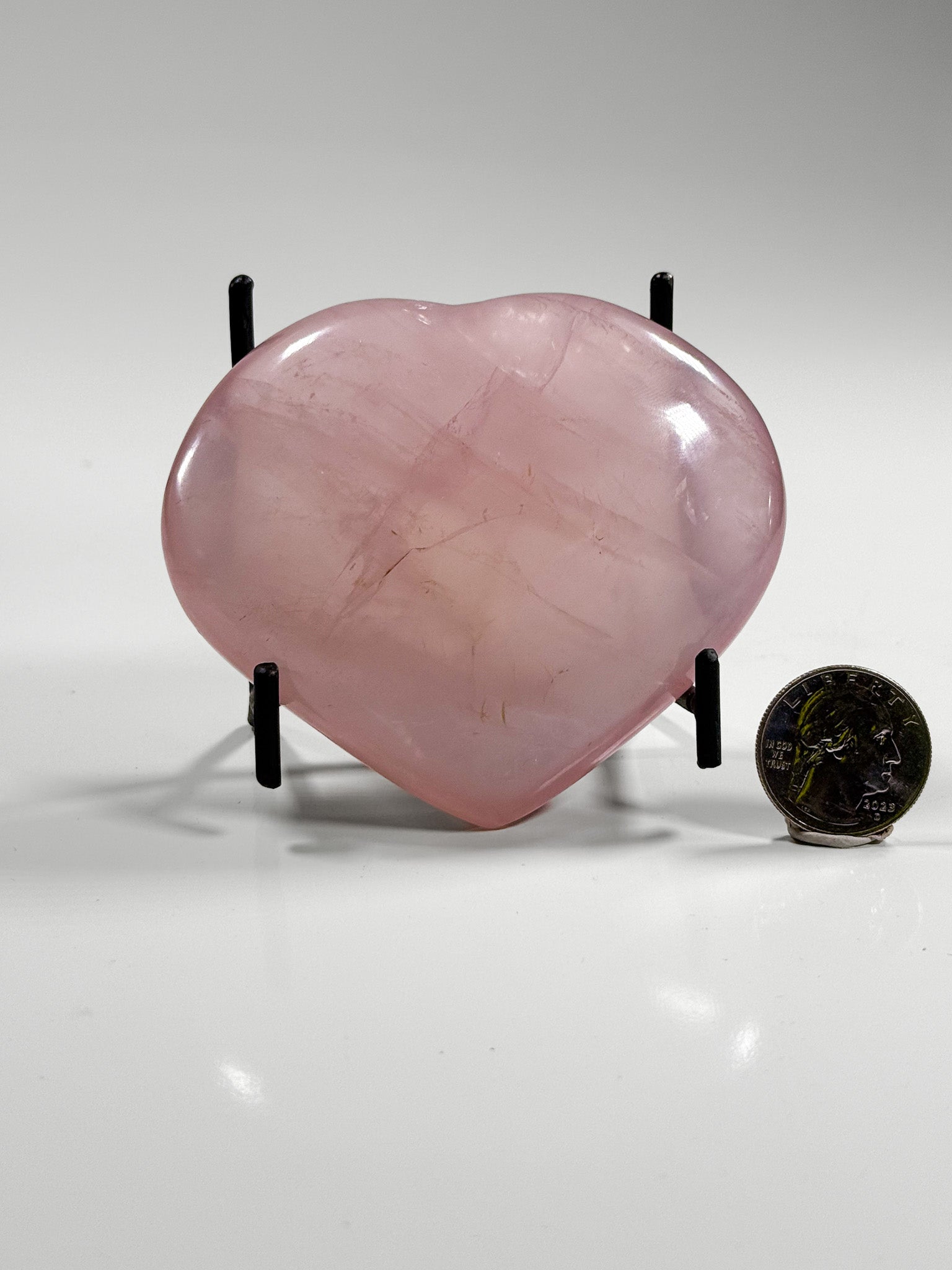 Rose Quartz Heart