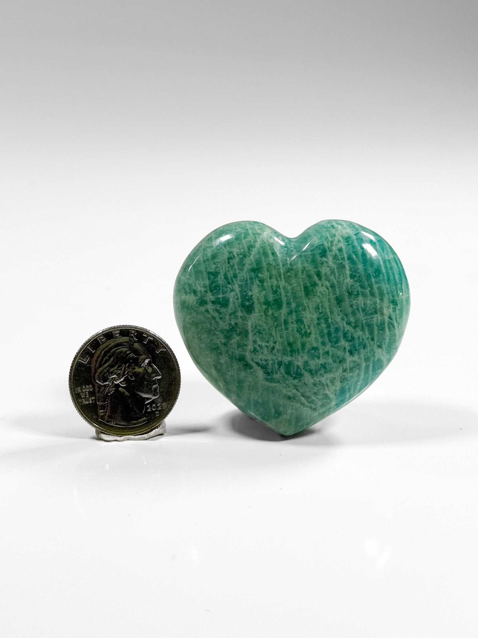 Amazonite Heart