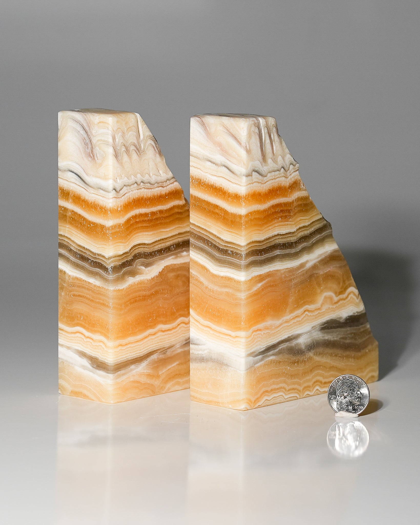 Cave Onyx Book Ends
