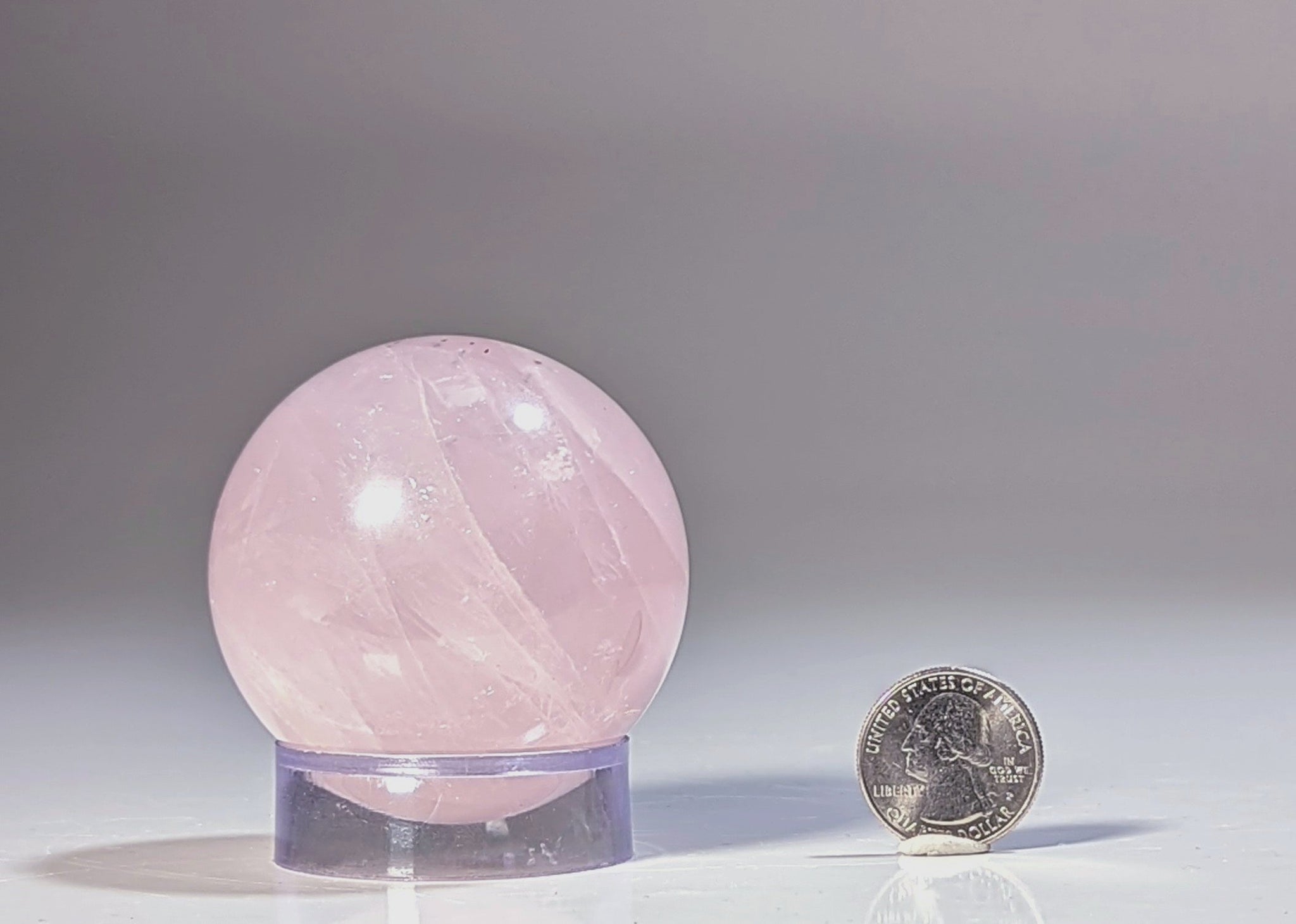 Rose Quartz Sphere Size L