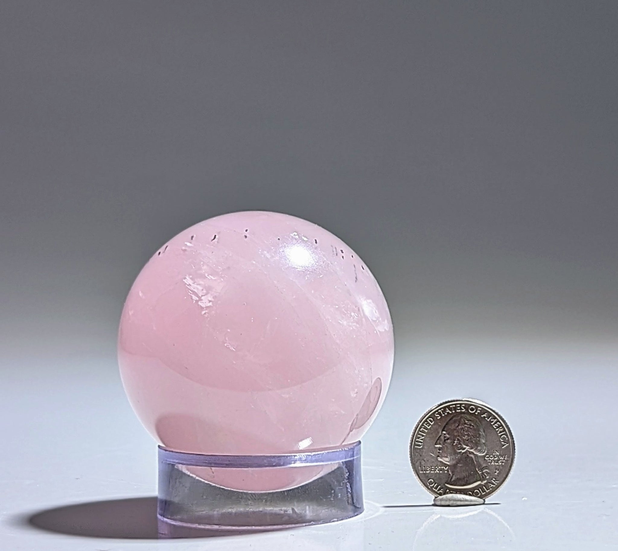 Rose Quartz Sphere Size L