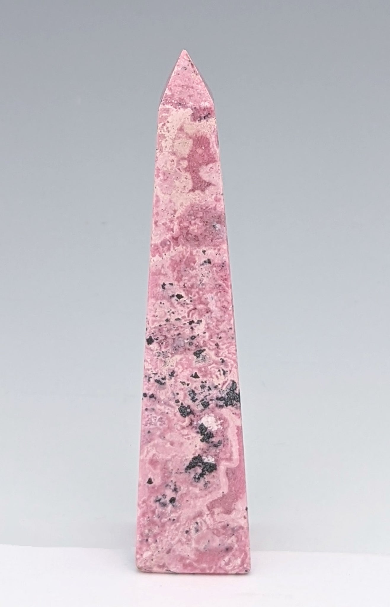 Pink Rhodochrosite Polished Tower Obelisk